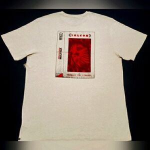 🔥SALE🔥Volcom T, Modern Fit with Red Artistic Design🔥